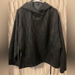 Nike side zip black hoodie size med.